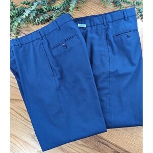 LOT 2👖US Military Blue Dress Trousers Pants Poly Wool Size 31L C Defense Logist